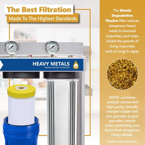 Miniatura 3 de Express Water Filtro de repuesto Kinetic Degradation Fluxion - Filtro de agua de repuesto de metal pesado para toda la casa - Filtro de agua