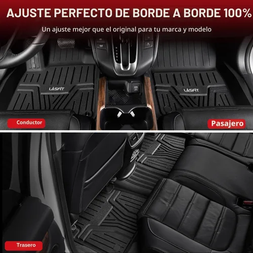 Miniatura 8 de LASFIT Alfombrillas y forro de carga para Honda CR-V 2026 2025 2024 2023 (gasolina e híbrida y e:FCEV), tapete TPE para maletero de coche para todo