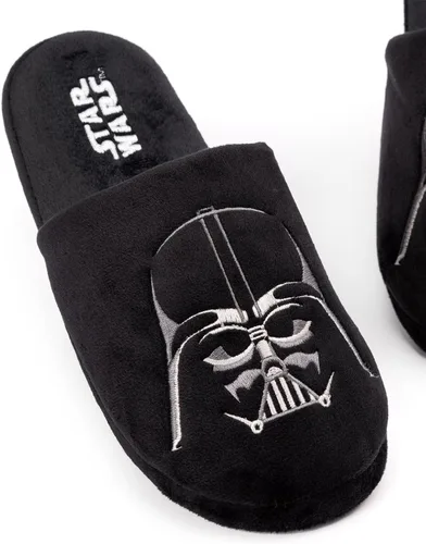 Miniatura 7 de STAR WARS Pantuflas para hombre Darth Vader Dark Side Poliéster Zapatos para casa, Negro