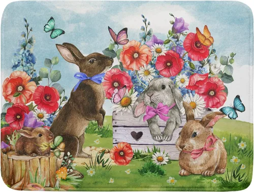 Miniatura 9 de Tapete de secado de platos de cabaña rústica, tapete escurridor de vida silvestre de oso del bosque, alce, 18 x 24 pulgadas, almohadilla escurridor