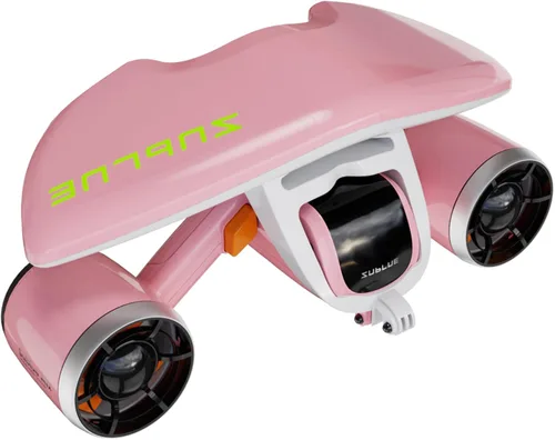 Miniatura 10 de Sublue Mix - Patineta submarina con soporte para cámara de acción, 30 minutos, 22lbf, 131 pies, impermeable, motores duales, para deportes