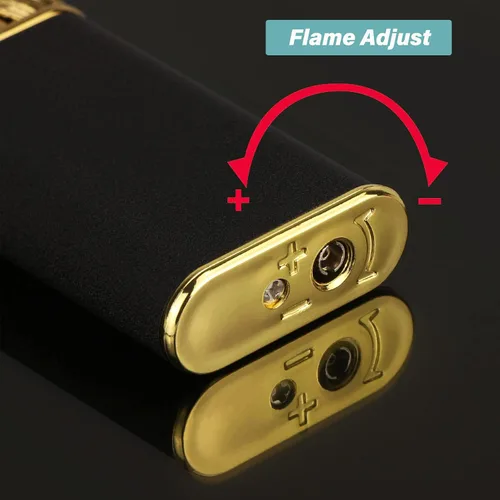 Miniatura 6 de Encendedor de dragón, único encendedor de antorcha conmutable, llama suave/chorro, butano, recargable, regalo creativo para hombres (sin combustible)