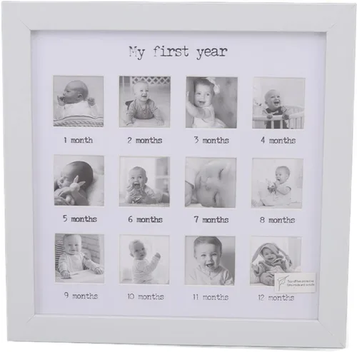 Fotos mensuales para recién nacidos, álbumes de fotos, accesorios, marco de bebé de 12 meses, marco de fotos mensual para recién nacido, marco de