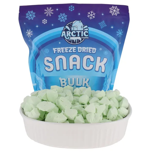 Miniatura 78 de Arctic Farms Trozos de Helado Liofilizado a Granel - No se Derrite (Mantequilla de Maní) (1 libra)