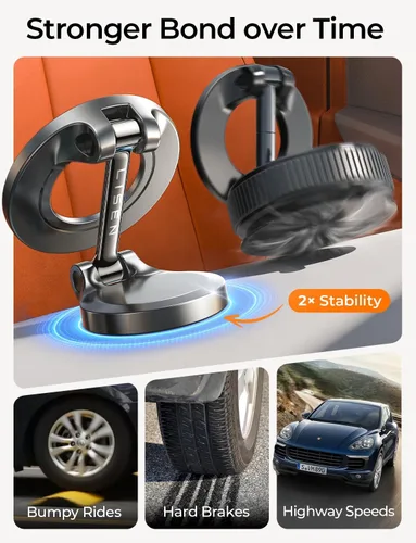 Miniatura 6 de LISEN Soporte de coche MagSafe para iPhone 17 Pro Max, soporte de teléfono ultra magnético para tablero de automóvil, accesorios de automóvil