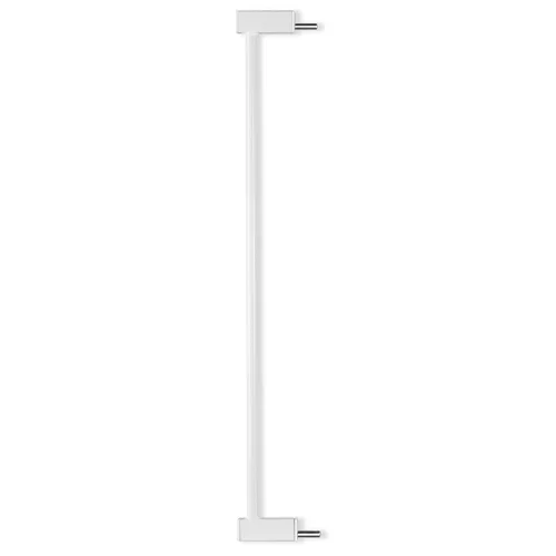Miniatura 10 de BABELIO Extensión de puerta de metal para bebés con patrón de madera, puerta extra ancha para mascotas de 2.75 pulgadas para escaleras y puertas