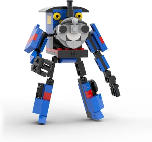 Miniatura 12 de Juego de bloques de construcción de figuras de Charles, juguetes de modelo de monstruo de tren araña de juego de terror, ladrillos de construcción