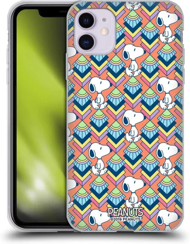 Miniatura 148 de Head Case Designs Snoopy Deco Dreams - Funda de gel suave con licencia oficial de Peanuts Blue Pattern compatible con Apple iPhone 7 Plus/iPhone 8