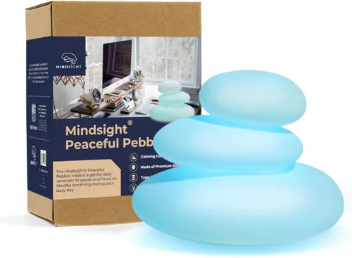 Miniatura 7 de Mindsight - Herramienta de meditación, visual guiada “Peaceful Pebble” para atención plena, ralentiza tu respiración, calma tu mente, alivia