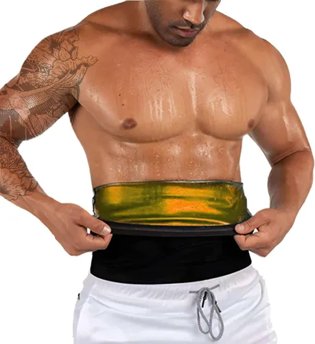 Miniatura 8 de Cinturón de sudoración para reducir la grasa del vientre inferior para hombres, faja reductora de sauna, faja moldeadora para el entrenamiento
