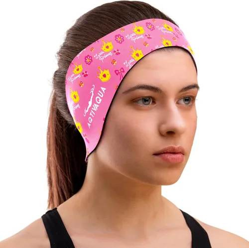 Miniatura 16 de AqtivAqua Diadema de natación para niños, adultos, hombres, mujeres, niños pequeños, tapones para los oídos (color negro, tamaño: M)