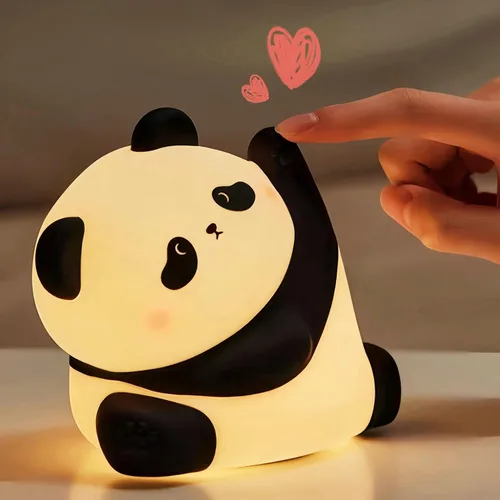 Miniatura 7 de YR YRHH-PET Luz nocturna de pulpo rosa, lámpara LED blanda novedosa de animales, luz nocturna de silicona de grado alimenticio, 3 niveles