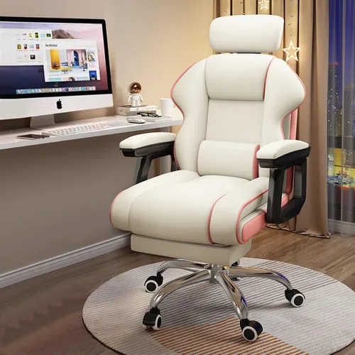 Silla ejecutiva para computadora, silla de escritorio para oficina en casa, ángulo ajustable, ergonómica, de altura ajustable, sillas de cuero PU