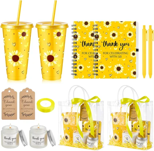 Miniatura 37 de Nuogo Juego de 6 premios de ducha para padres para jugadores, adultos, incluye vaso de plástico, cuaderno, velas perfumadas, bolígrafo, bolsa