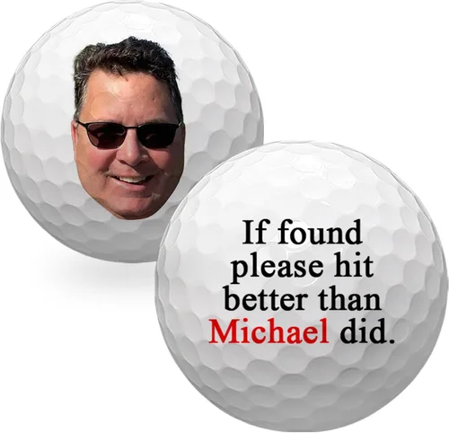 Miniatura 17 de Pelotas de golf personalizadas de With Love From Julie para hombres - Bolas de golf personalizadas - Regalos personalizados de bolas de golf