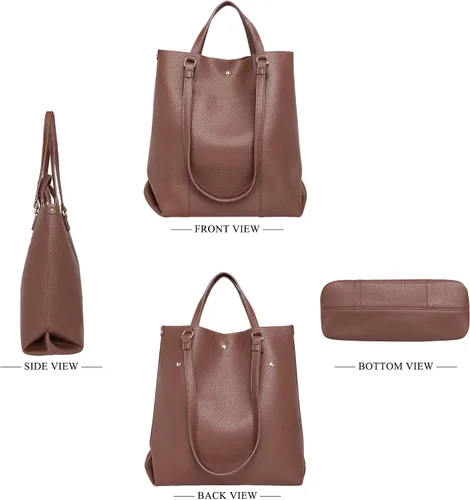 Miniatura 4 de Montana West Bolso de mano para mujer, bolsos y bolsos de mano con asa superior, bolso grande de hombro