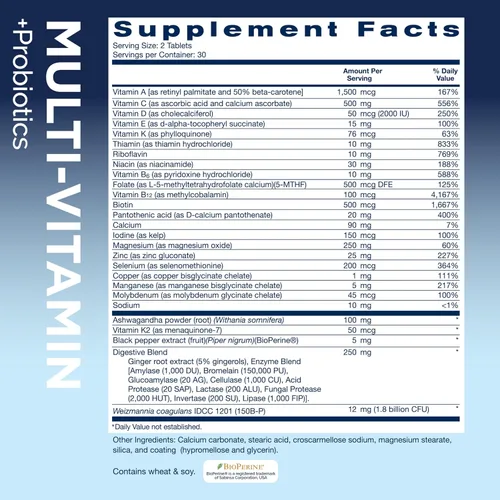 Miniatura 2 de Replenza Daily GLP-1 Suplemento de apoyo nutricional, vitaminas y minerales esenciales, apoyo para la salud intestinal, el estrés y la energía