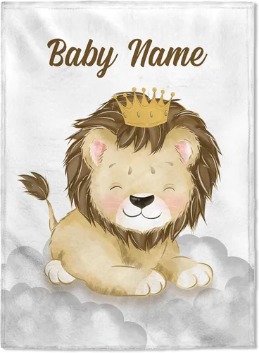 Miniatura 9 de FLOCHIL Manta de bebé personalizada para niños, manta de bebé personalizada con nombre, manta de bebé de bosque personalizada, regalo para baby