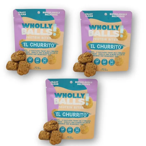 Miniatura 19 de Wholly Balls Protein Bites - Bocadillo saludable a base de plantas - Bolas energéticas altas en proteínas, bajas en azúcar, sin gluten