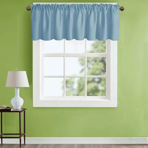 Miniatura 9 de Cortinas de cocina negras Ladity - 2 paneles de cortinas cortas opacas, 36 pulgadas, privacidad, niveles de café, cortinas de granja para ventana