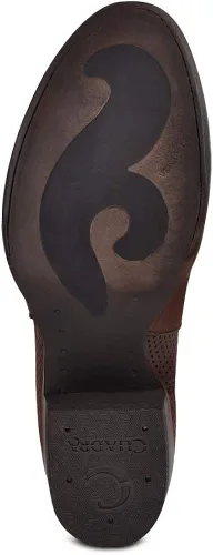 Miniatura 6 de Cuadra Botas altas para mujer en piel auténtica con cremallera, color marrón
