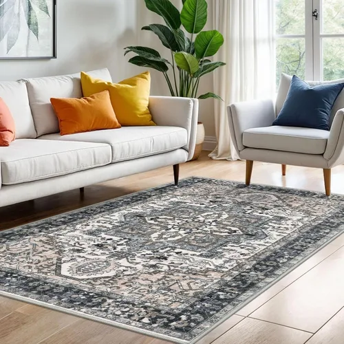 Miniatura 65 de KOZYFLY Alfombra Pequeña de Área 2x3 Pies Alfombras para Entrada Lavable Boho Alfombra de Entrada Antideslizante Tapete de Puerta Interior Entrada