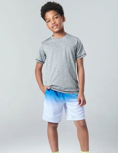 Miniatura 8 de Paquete de 5 pantalones cortos deportivos para niños, de malla, baloncesto, ropa juvenil, equipo deportivo con bolsillos
