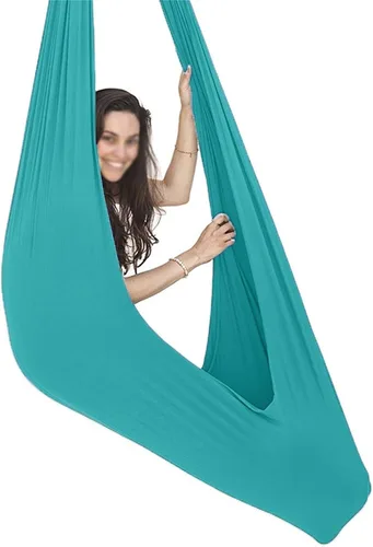 Miniatura 12 de Hamaca sensorial para niños, silla colgante para actividades al aire libre, terapia de interior, columpio de jardín para autismo, Aspergers, TDAH