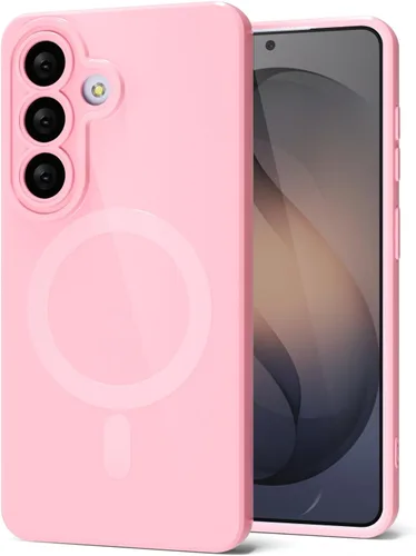 Miniatura 68 de Svanove para Samsung Galaxy S22 Funda de teléfono de silicona magnética, compatible con Magsafe, linda para mujeres, brillante color brillante, gel