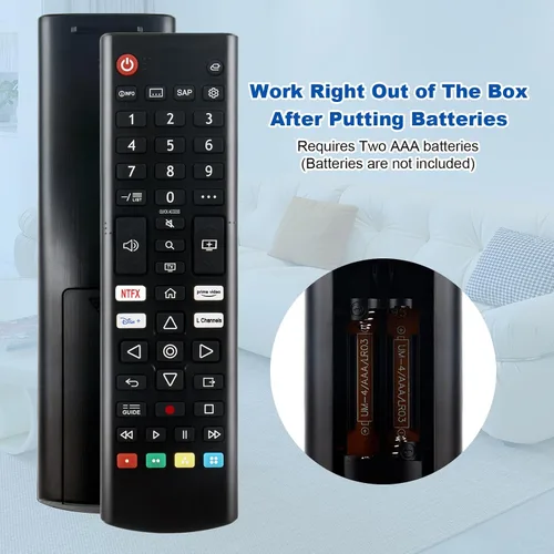 Miniatura 4 de Remoto reemplazado para LG 4K Smart UHD TV 43UP7000PUA 50UP7000PUA 55UP7000PUA 65UP7000PUA 43UP7560AUD 50UP7100ZUF 50UP7560AUD 55UP7100ZUF