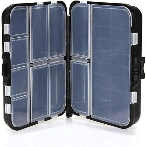VALINK Tacke de pesca portátil señuelo cuchara gancho cebo aparejos caja de almacenamiento impermeable contenedor para accesorios de pesca