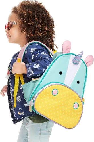 Miniatura 13 de Skip Hop - Mochila para preescolar, colección Zoo, para niños pequeños de 3 a 4 años, diseño de unicornio