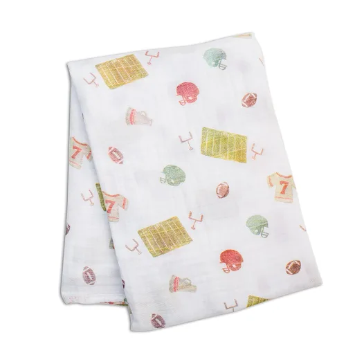 Miniatura 9 de Lulujo Manta para bebé, unisex, suave, 100% muselina de algodón, manta de recepción neutra para niñas y niños, 47 x 47 pulgadas, África