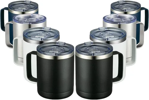 Miniatura 34 de MEWAY - Taza de café con asa, vaso térmico