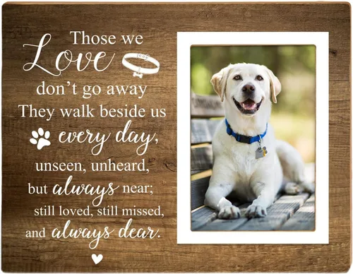 Marco de fotos conmemorativo, marco de fotos para mascotas, regalos de condolencias por pérdida de mascota querida, regalos de duelo por pérdida de
