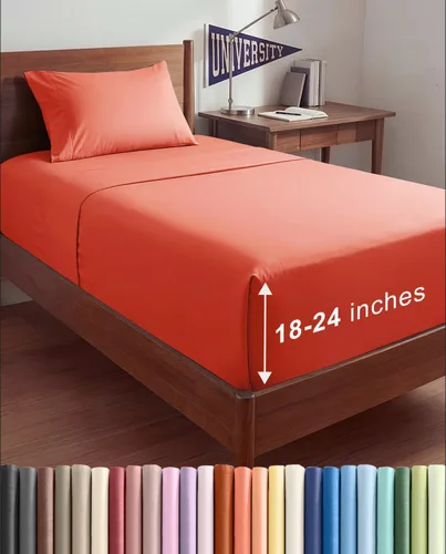Miniatura 95 de Sábanas King divididas con bolsillos extra profundos, sábanas transpirables y refrescantes de 5 piezas, sábanas de lujo para hotel, suaves, sin 22