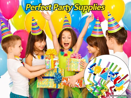Miniatura 6 de 24 popotes con forma de temática científica reutilizables de plástico, pajitas de cóctel para bebidas con decoraciones de dibujos animados, Ciencia