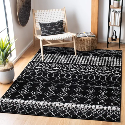 Miniatura 48 de SAFAVIEH Tulum Collection - Alfombra decorativa de 2 x 3 pies, diseño marroquí bohemio envejecido, no desprende pelusa y fácil de limpiar, ideal