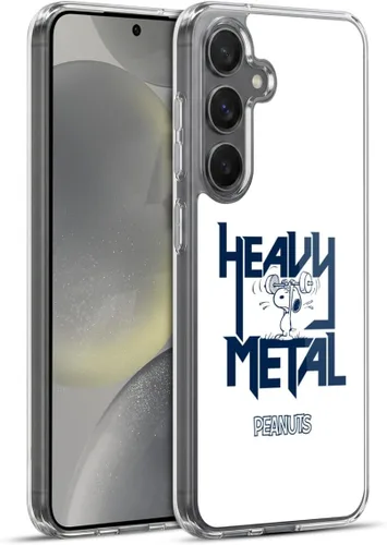 Miniatura 44 de Head Case Designs Funda de gel con licencia oficial de Peanuts Woodstock Insignia Rock Tees [protección de grado militar] compatible con Samsung