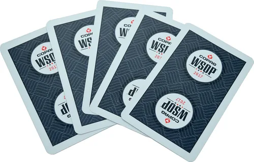 Miniatura 4 de WSOP Juego de 2 mazos auténticos repartidos en 2017 usados Copag Plastic Playing Cards Bridge Standard Index