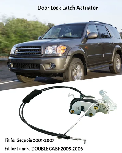 Miniatura 2 de Pestillo de bloqueo de puerta del pasajero delantero derecho reemplazo lateral del pasajero 69303-0C010 apto para Toyota Sequoia Tundra 2001 2002
