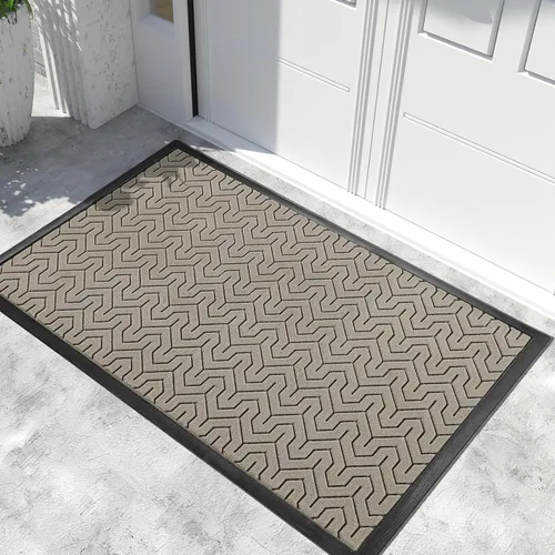 Miniatura 83 de Yimobra Alfombra para Puerta Delantera Exterior Entrada 29.5x17, Impermeable Resistente Alfombras Exteriores para Puerta Delantera, Alfombra