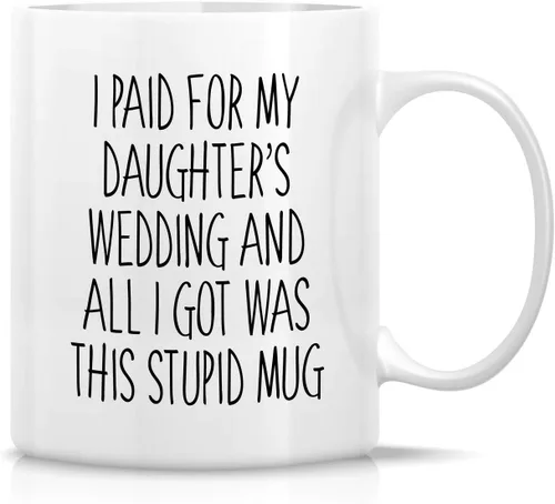 Miniatura 23 de Retreez - Taza divertida con texto en inglés "No. 1 Dad", 325 ml, tazas de cerámica, mensajes divertidos, sarcásticos, motivacionales, regalos
