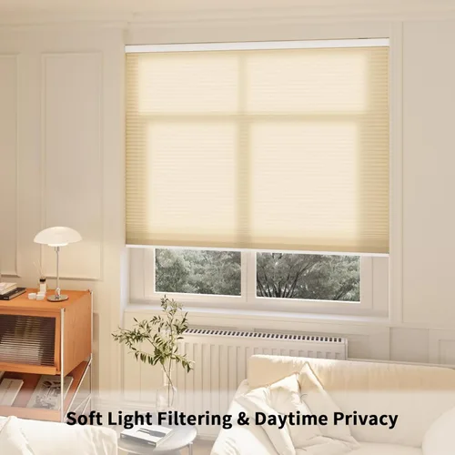 Miniatura 2 de MYshade Persianas Celulares sin Cordón para Ventanas Filtrado de Luz Persianas para Ventanas Interiores 1.5 pulgadas Celda de Panal de Abeja Tela