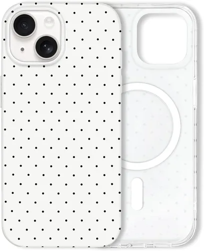 Miniatura 182 de Hython Funda para iPhone Air, diseño estético de lunares lindos, funda simple de 6.5 pulgadas, delgada, antiarañazos, parachoques de TPU suave, a
