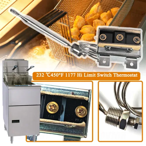 Miniatura 2 de 1177 Interruptor de freidora de límite alto para ATOSA LCCM2003000, 301030005 Termostato de seguridad de límite alto con caja de cosas Mpt de 3/8