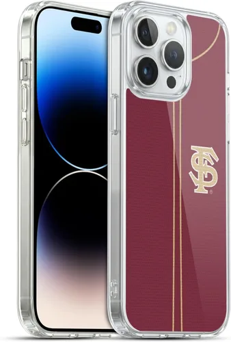 Miniatura 71 de Head Case Designs Funda de gel suave FSU Seminoles de la Universidad Estatal de Florida con licencia oficial compatible con Apple iPhone 13 Pro Max