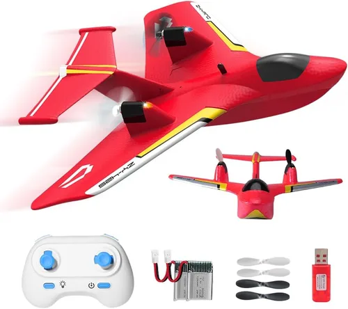 Avión de agua a control remoto, avión RC para agua, tierra y aire, avión de control remoto, juguetes de combate volador, estabilizador de giroscopio