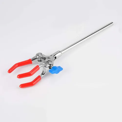 Miniatura 4 de StonyLab Abrazadera giratoria de laboratorio de 3 puntas, abrazadera de extensión multiusos con varilla de 7 pulgadas, accesorio universal