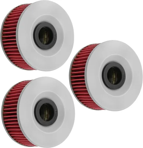 Miniatura 6 de Caltric Paquete de 3 filtros de aceite compatibles con Yamaha 600 Fz600 Fz-600 Fzr600 1986-1990
